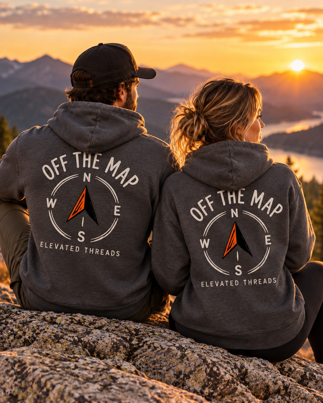 Off the Map Graphic Hoodie | Elevated Threads Apparel